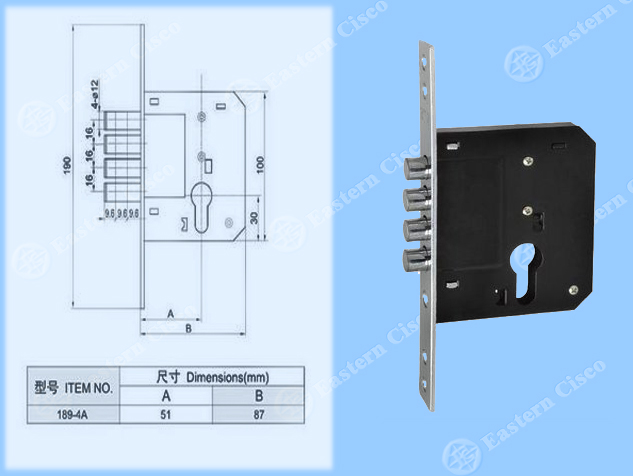 Lock Body 189-4A