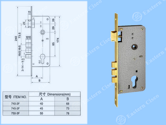 Lock Body 745