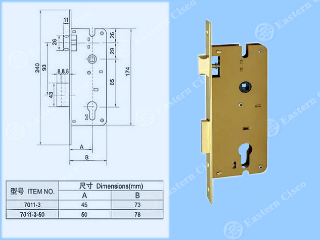 Lock Body 7011