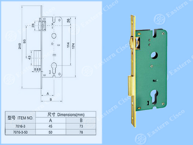 Lock Body 7016