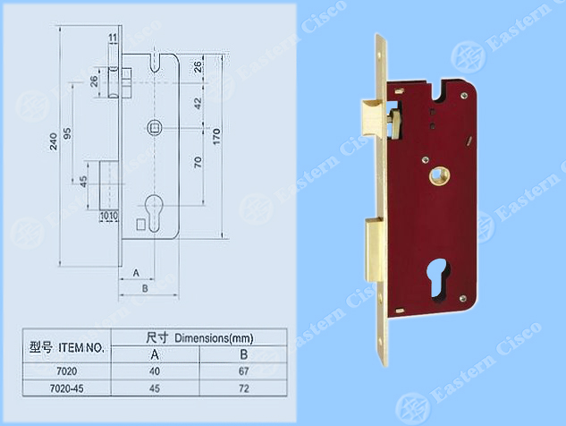 Lock Body 7020