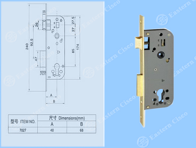 Lock Body 7027