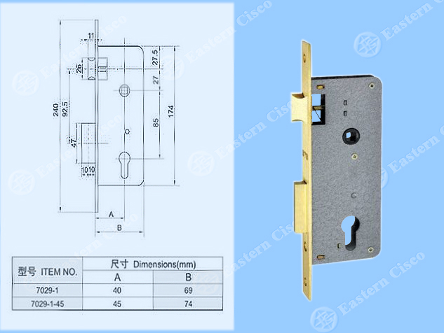Lock Body 7029