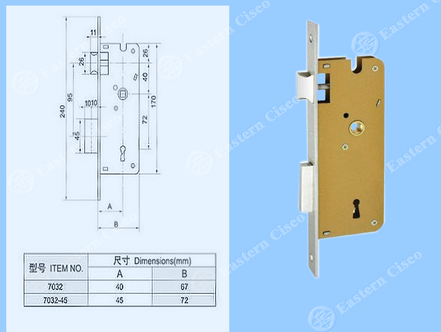 Lock Body 7032