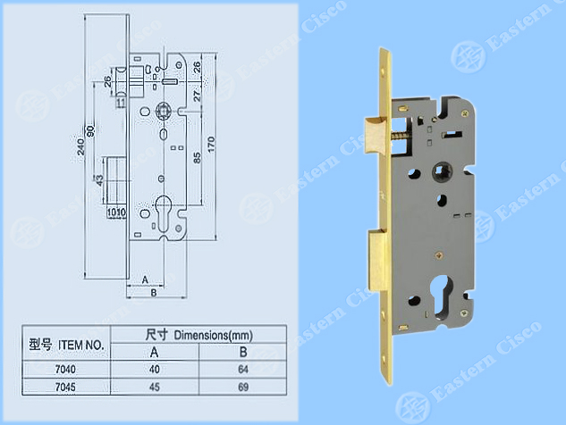 Lock Body 7040