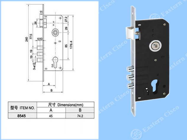Lock Body 8545