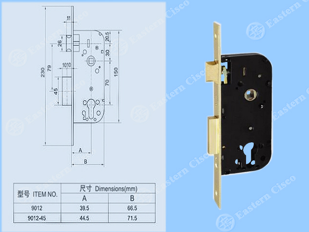 Lock Body 9012