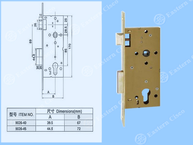 Lock Body 9025-45