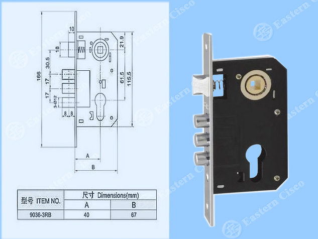 Lock Body 9036