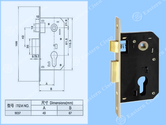 Lock Body 9037