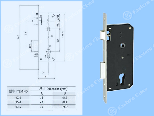 Lock Body 9045