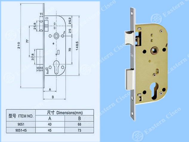 Lock Body 9051