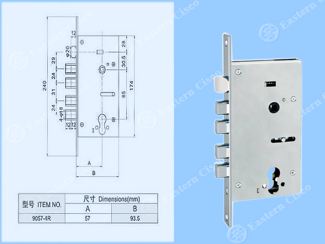 Lock Body 9057-4R