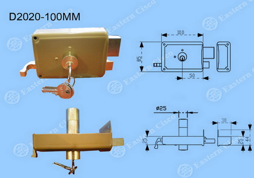 Rim Lock D2020