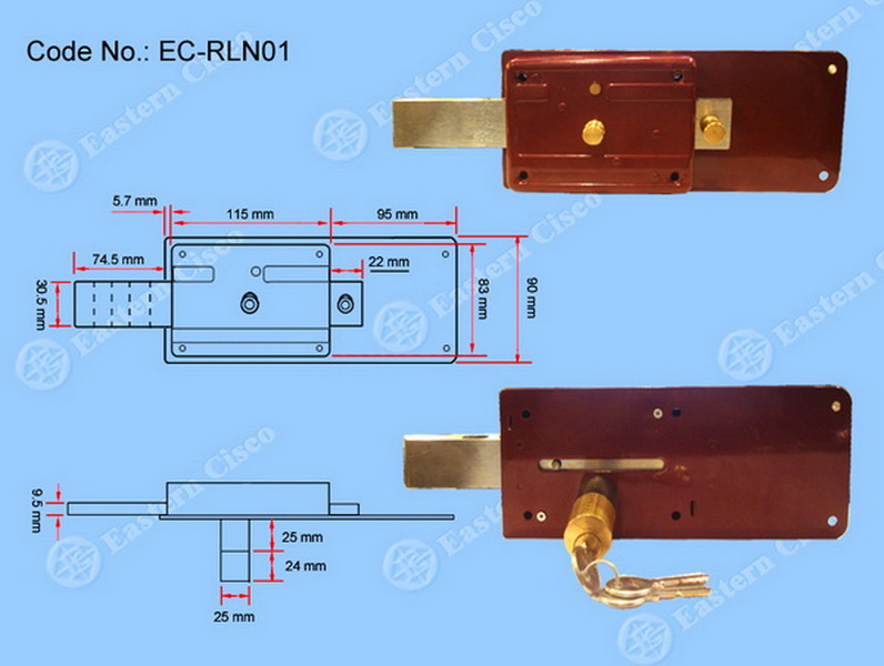 Rim Lock EC-RLN