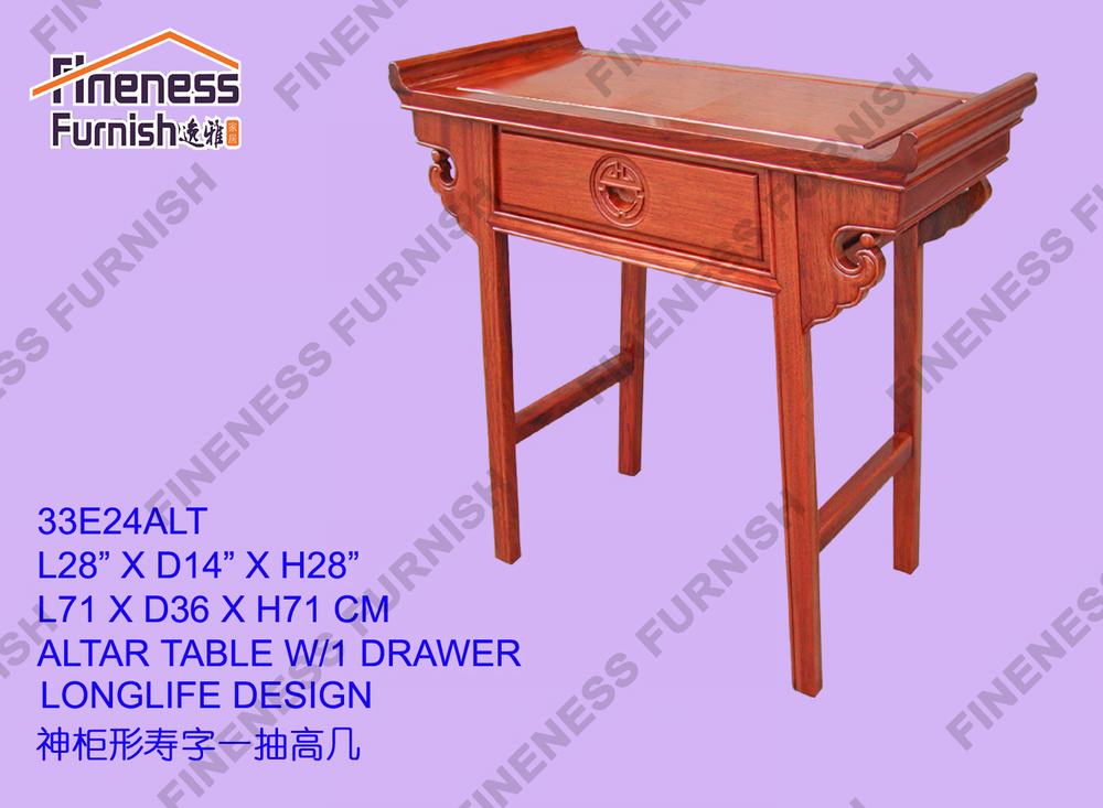 Altar Table W/1 Drawer Longlife Design