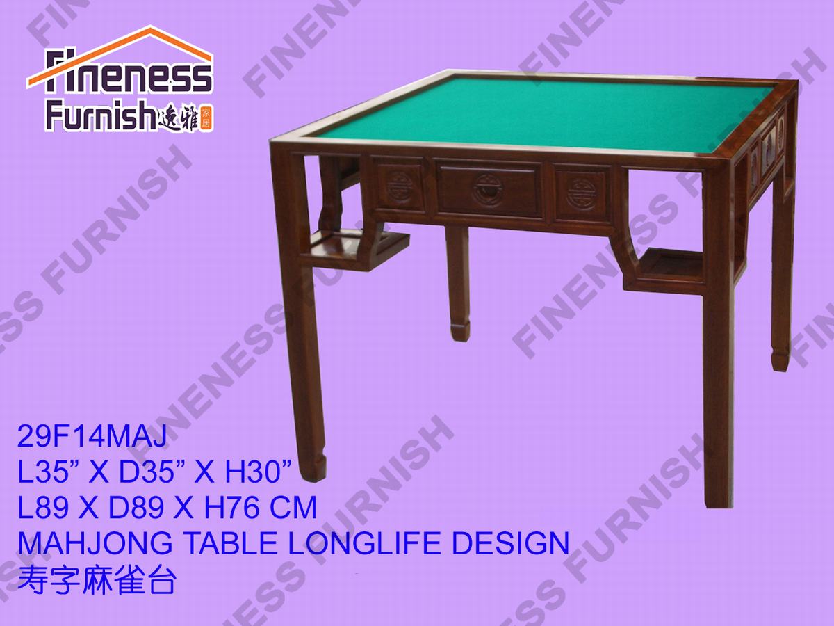 Mahjong Table Longlife Design