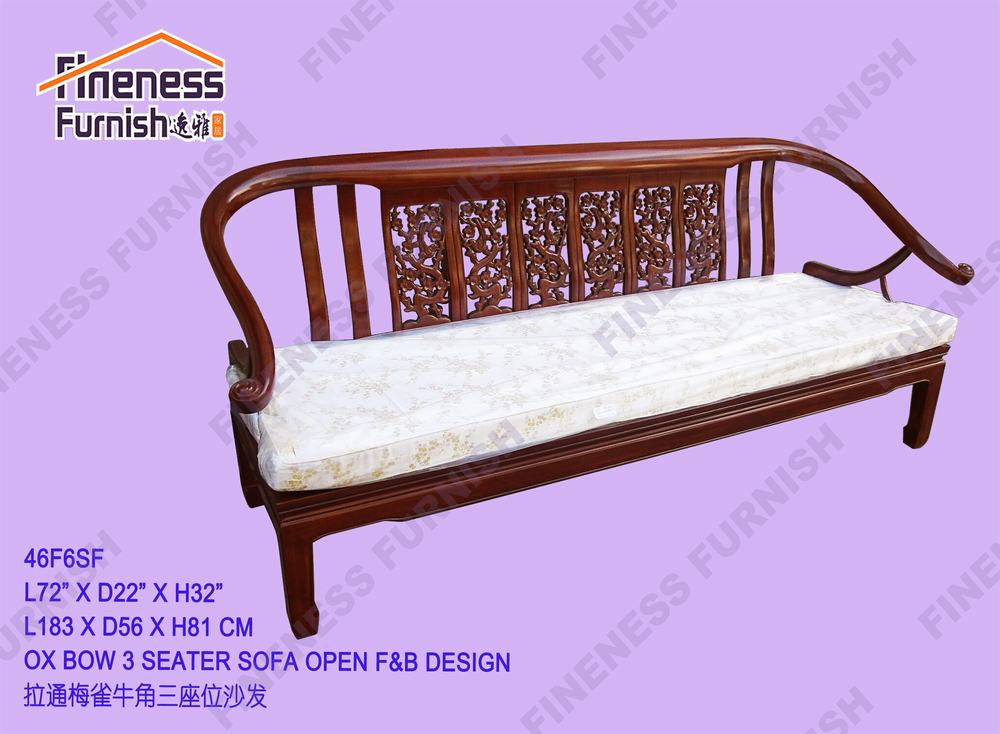 OX Bow 3 Seater Sofa Open F&B Design