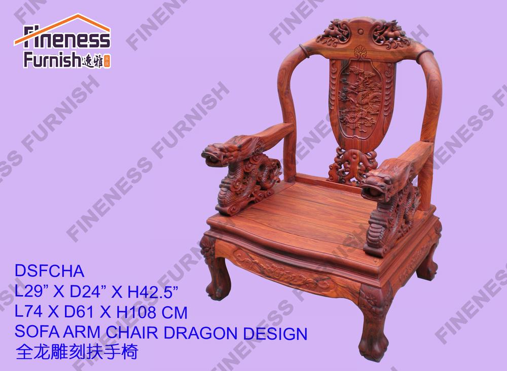 Sofa Arm Chair Dragon Design