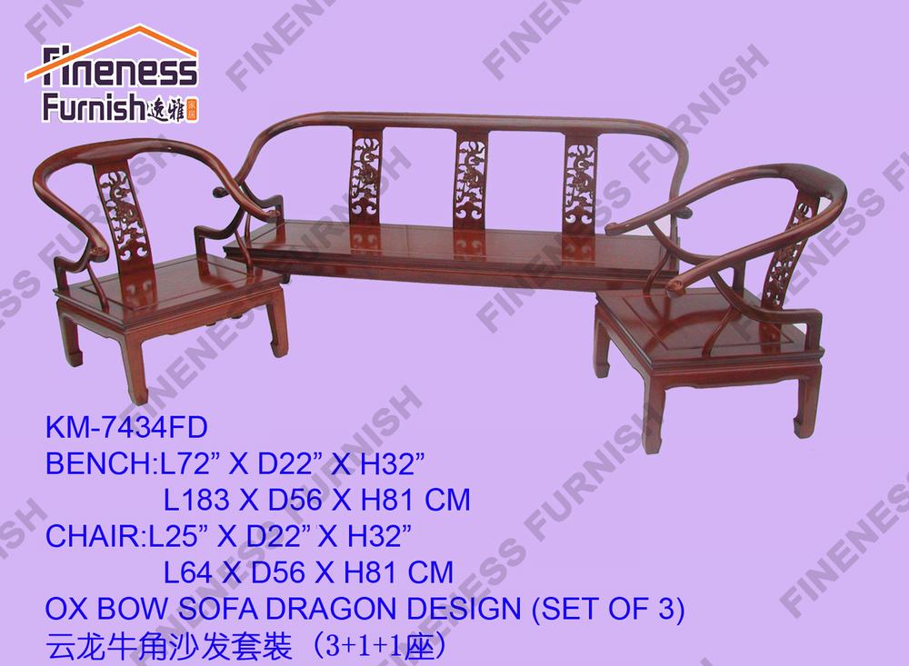 OX Bow Sofa Dragon Design 