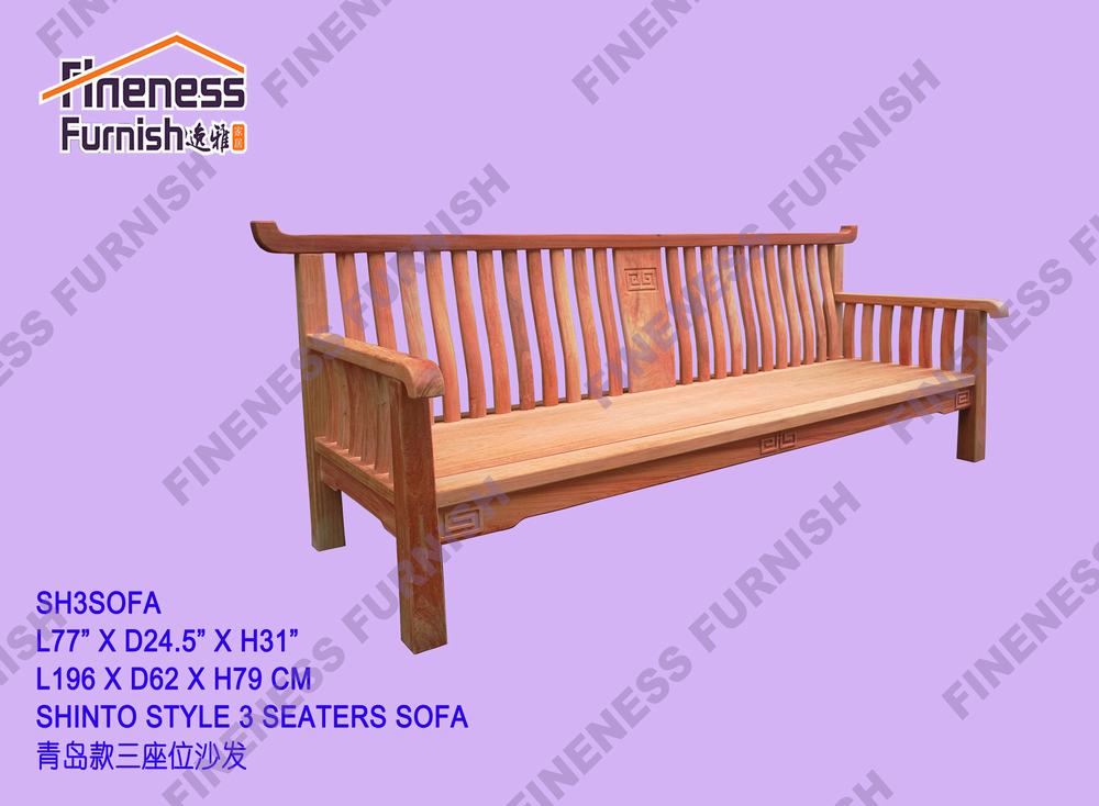 Shinto Style 3 Seaters Sofa