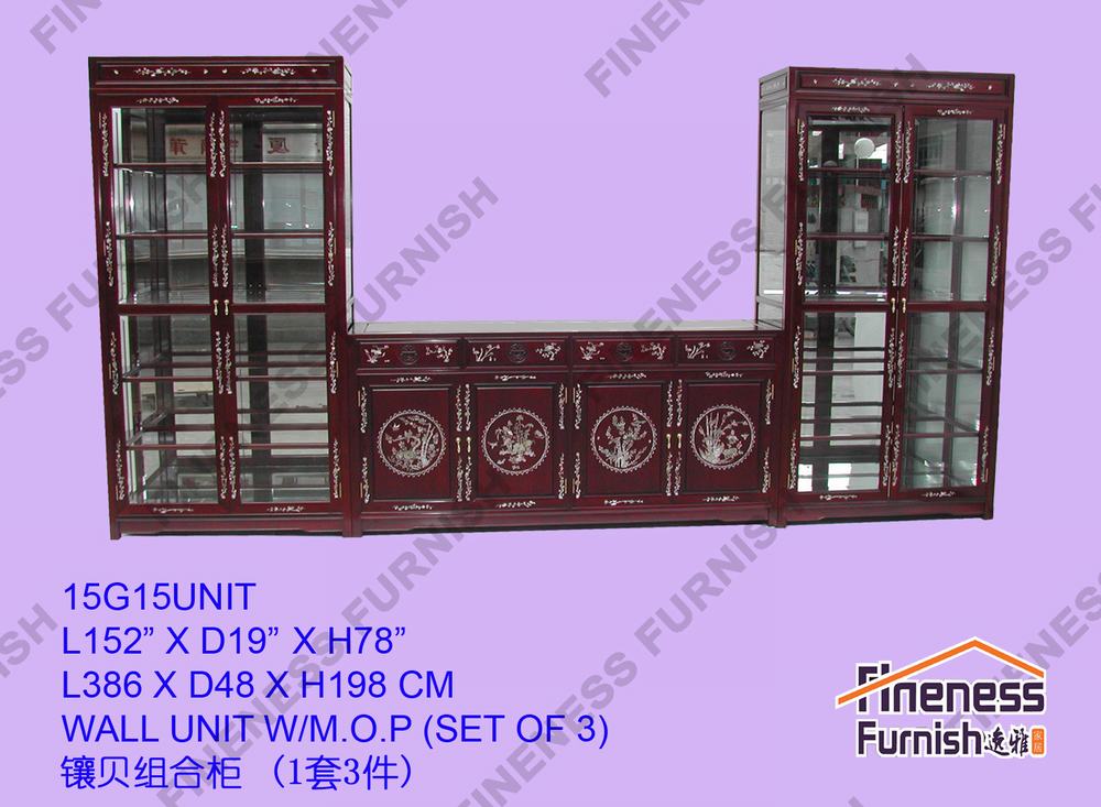 Wall Unit W/M.O.P. (Set of 3)