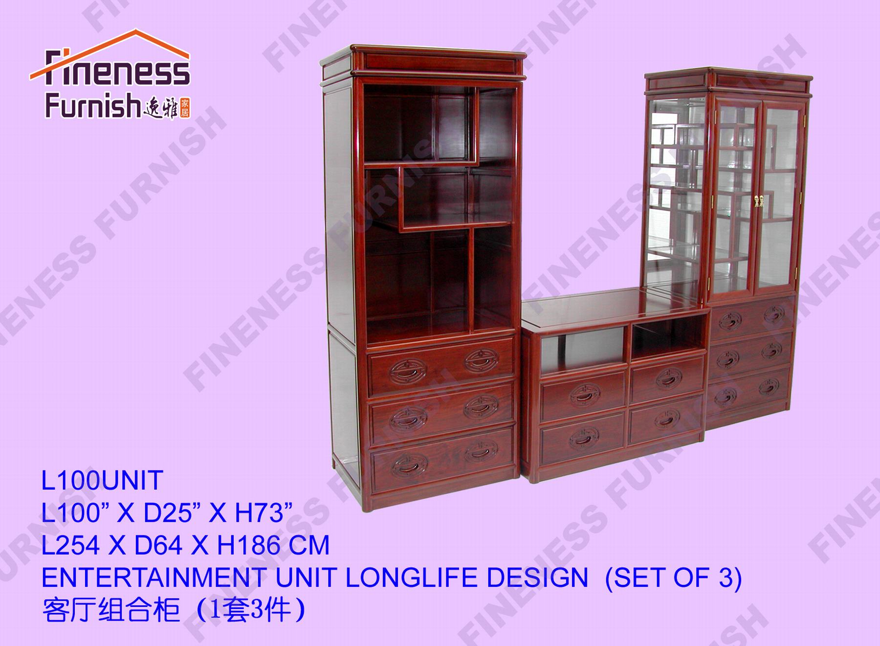 Entertainment Unit Longlife Desogm (Set OF 3)