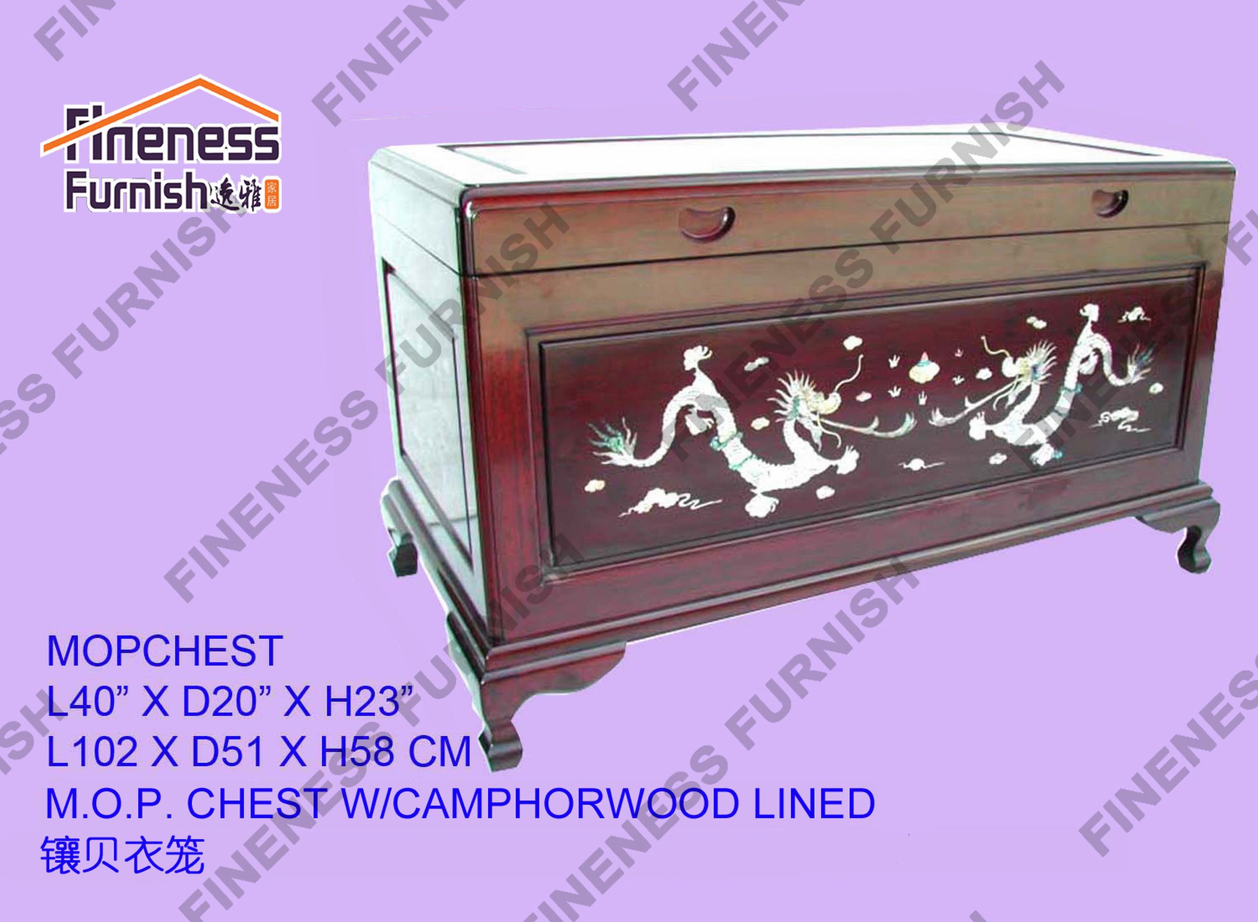 M.O.P Chest W/Camphorwood Lined