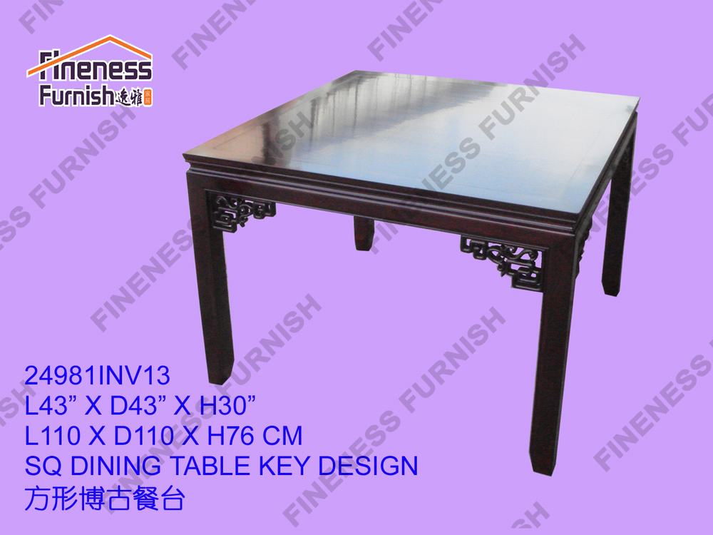 SQ Dining Table Key Design