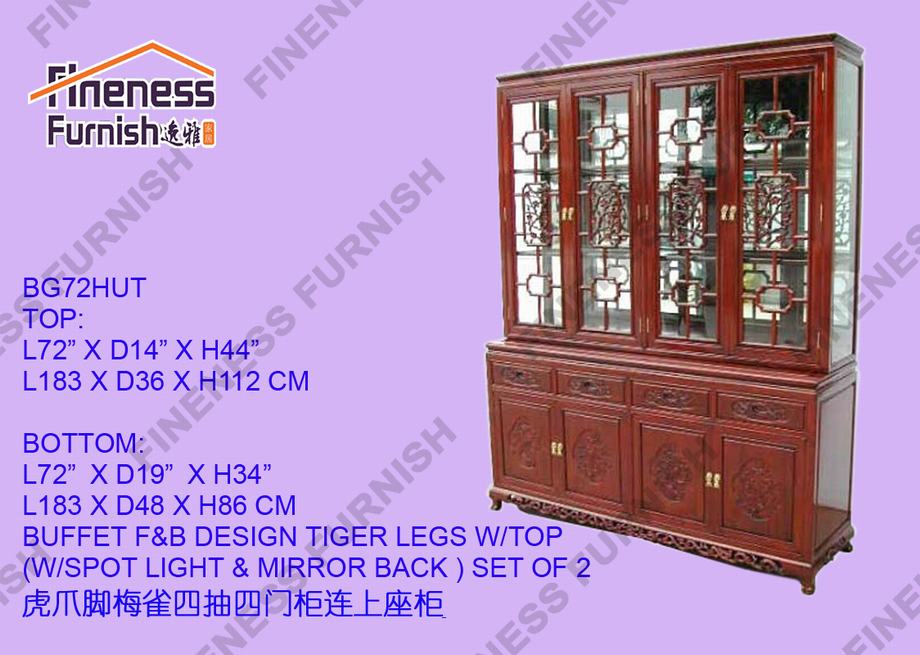 Buffet F&B Design Tiger Legs W/Top
