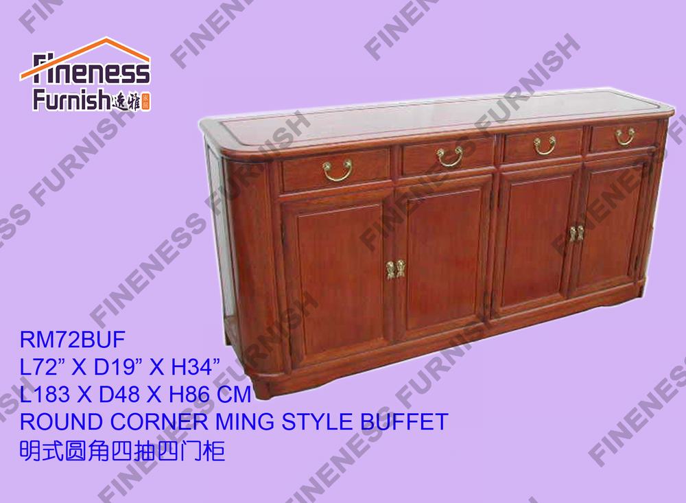 Round Corner Ming Style Buffet